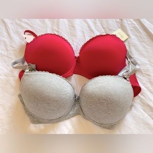 NWT 2 Mega Pushup Bras 36C